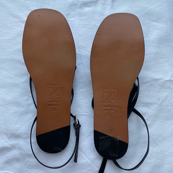 SOLD!! Either/Or ‘The Dress Sandal’ in black leather Size 8 NWB - Picture 5 of 6